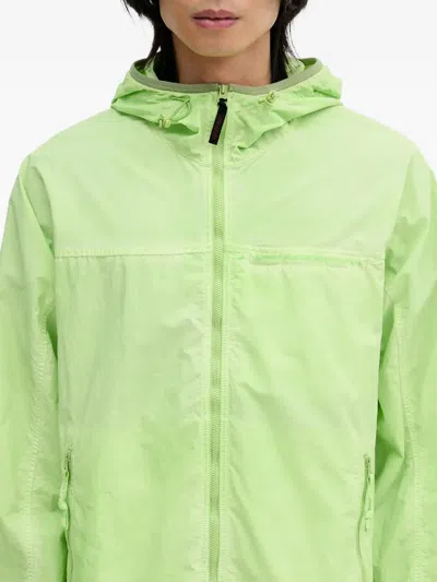 This Is Never That X Gramicci Zip-up Hooded Jacket In Green