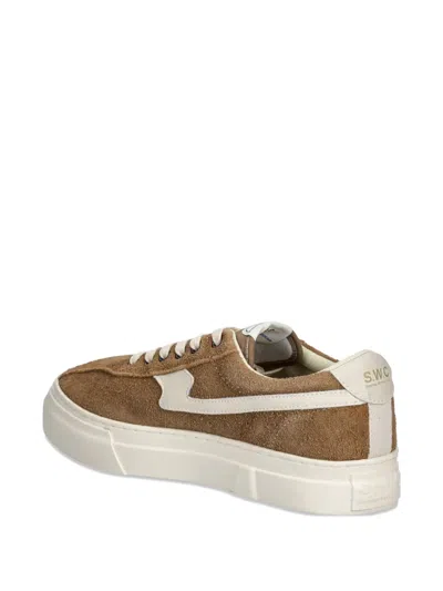 Stepney Workers Club Dellow Sneakers In Brown