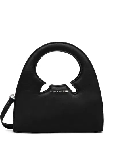 Daily Paper Small Codu Cut-out Cross Body Bag In Black