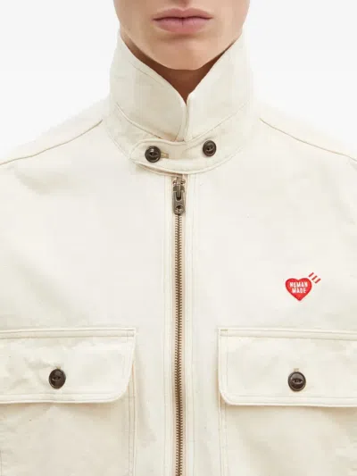 心形LOGO拉链领衬衫