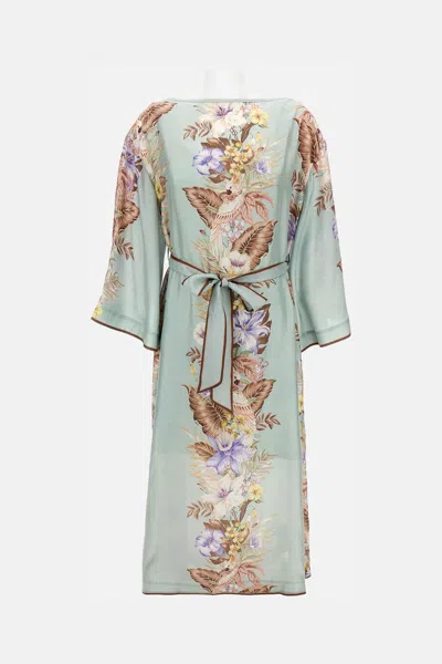 Zimmermann Midi Dress In Gray