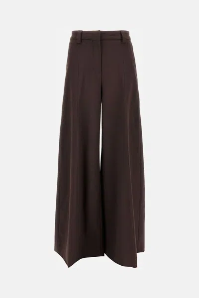 The Latest Thelatest 'alma' Pants In Brown