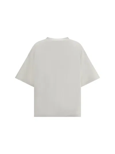 Balenciaga White Nano Bb Medium Fit T-shirt In White