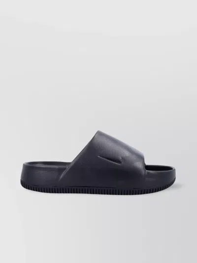 Nike Serene Contoured Open Toe Slides In Black