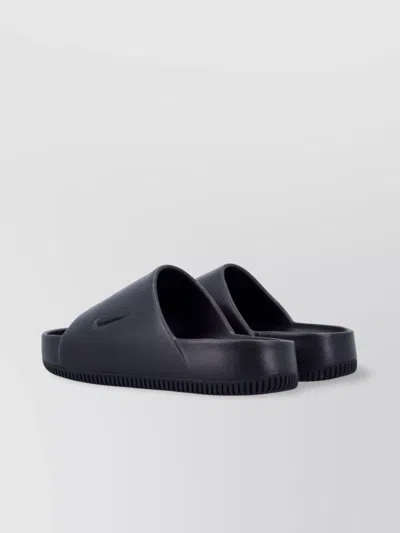 Nike Serene Contoured Open Toe Slides In Black