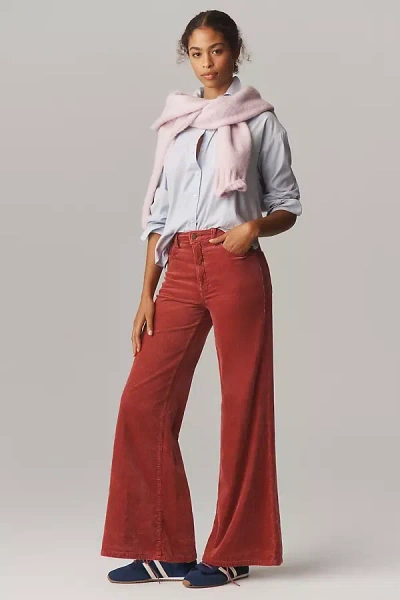 Pilcro The Robbie High-rise Flare Jeans By : Corduroy Edition In Brown