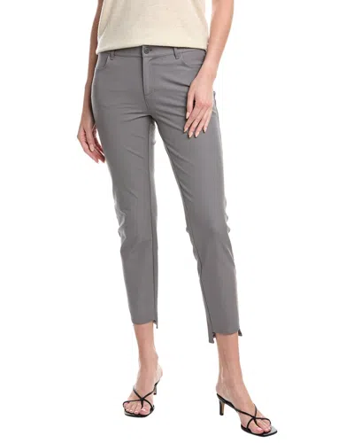 Lafayette 148 New York Mercer Step Hem Jean In Gray