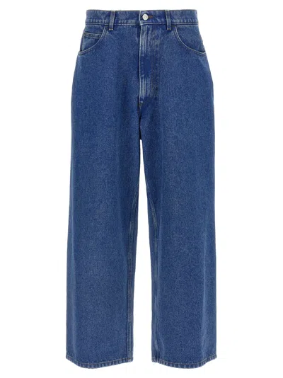 Marni Relaxed-fit Wide Leg Denim Jeans In Blue