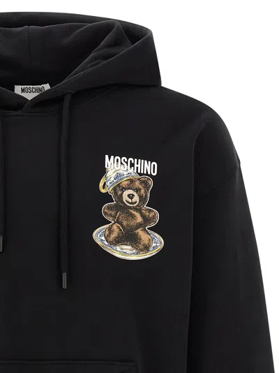 Moschino Couture Man Sweatshirt Black Size Xl Cotton