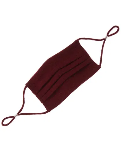 In2 By Incashmere Cashmere Face Mask In Red