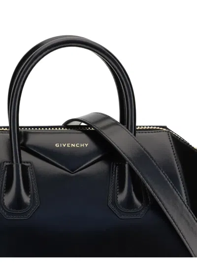 Givenchy Women Box Leather Antigona Mini Handbag In Black