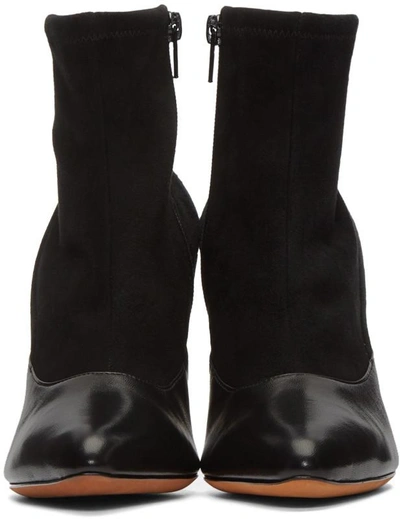 Shop Givenchy Black Prism Heel Boots