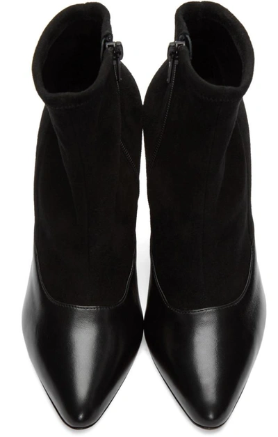 Shop Givenchy Black Prism Heel Boots