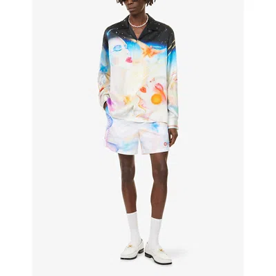 Casablanca Silk Print Shirt In Multi