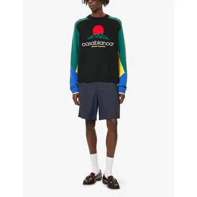 Casablanca Crewneck Merino Wool Jumper