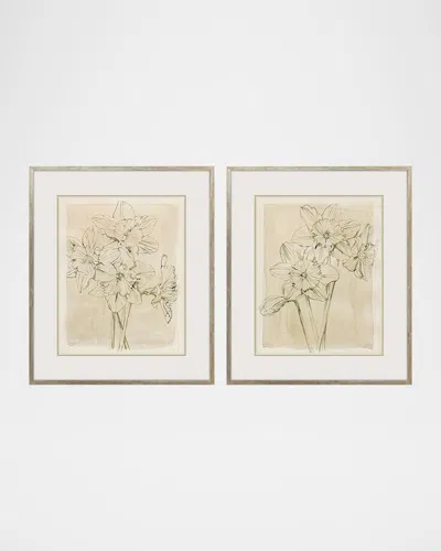 Paragon Decors Spring Promises Framed Giclees, Set Of 2 In Multi