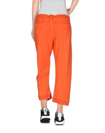 Shop Dsquared2 3/4-length Shorts In Orange