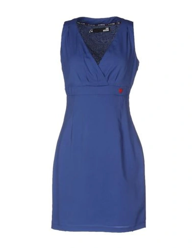 Love Moschino Short Dress In Blue