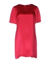 Marc By Marc Jacobs Short Dress In Garnet