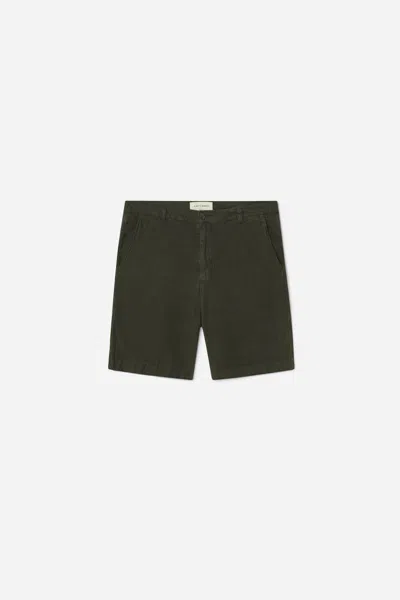 A Days March Luny Linen Shorts In Green