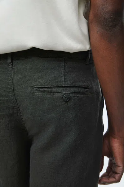 A Days March Luny Linen Shorts In Green