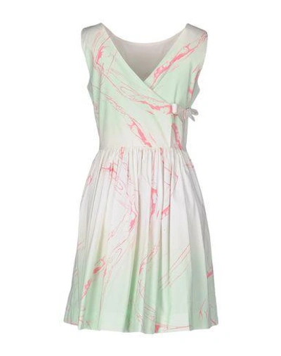 Shop Marc By Marc Jacobs Short Dress In Light Green