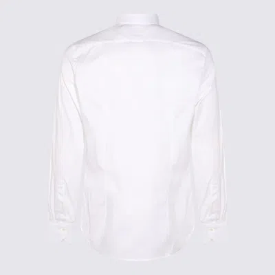 Canali Cotton-blend Shirt In White