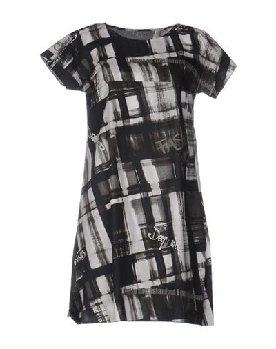 Dolce & Gabbana Short Dresses In Grey