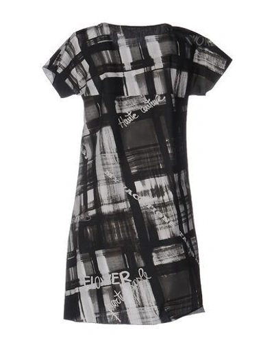 Shop Dolce & Gabbana Short Dress In Grey