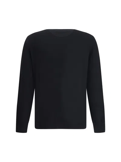 Zegna Cashmere Sweater In Black