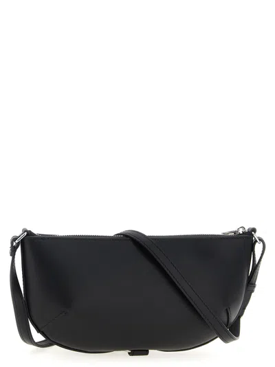 Courrèges Courreges Women Holy Eclipse Leather Shoulder Bag In Black