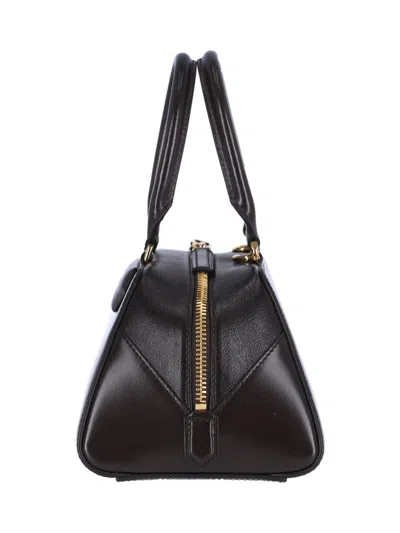 Givenchy Women Antigona East West Small Leather Shoulder Bag In Black