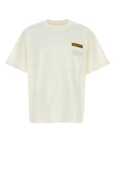 Bottega Veneta Pima Cotton Jersey T-shirt In Neutral