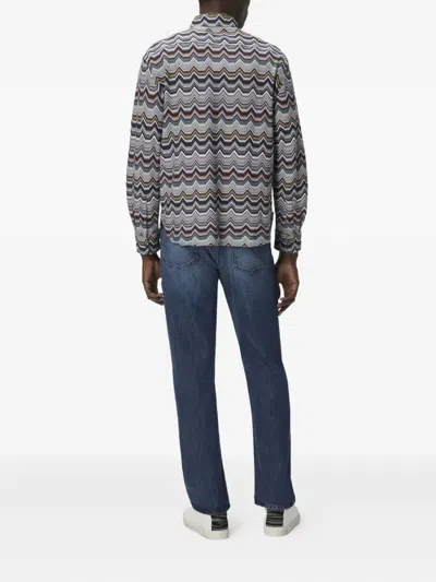 Missoni Langarmhemd Mit Geometrischem Zickzack In Multi