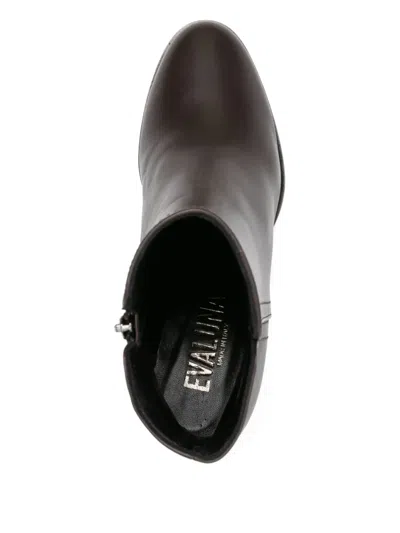 拉链细节粗跟及踝靴（7厘米）