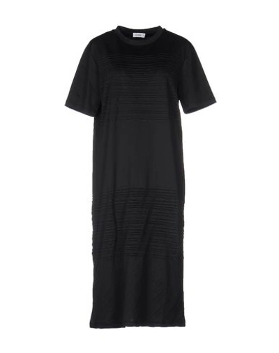 Shop Jil Sander Knee-length Dress In Black