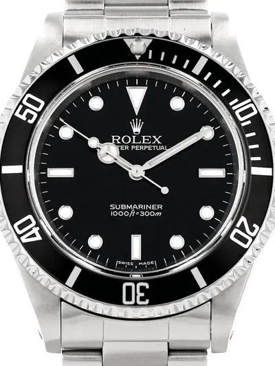 Pre-owned Rolex 2025 Submariner 40mm In Black