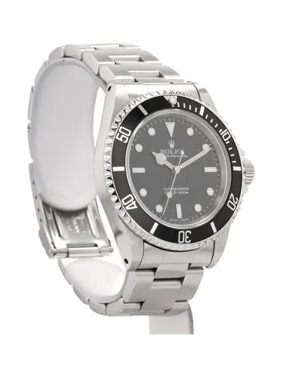 Pre-owned Rolex 2025 Submariner 40mm In Black