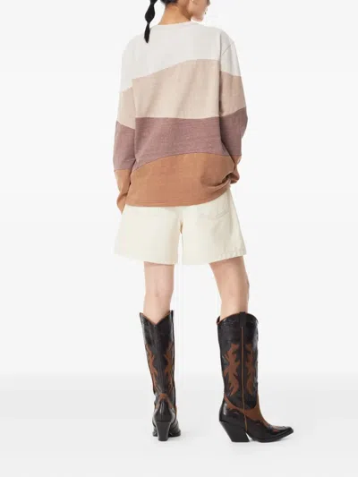 Studio Tomboy Wave-pattern Long-sleeve T-shirt In Multi