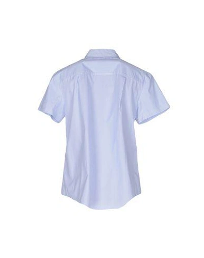 Shop Marc By Marc Jacobs Striped Shirt In Sky Blue