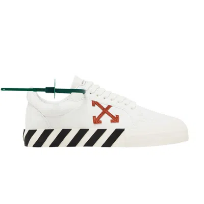 Pre-owned Off-white Vulc Sneaker 'white Brick Red' | Men's Size 41