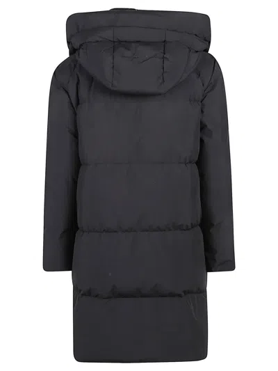 Moorer Hooded Clelia Stp Jacket In Black