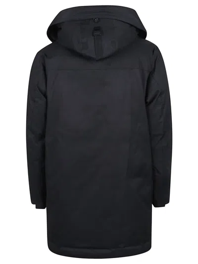 Dsquared2 Quilted Multipocket Parka With Hood In Black