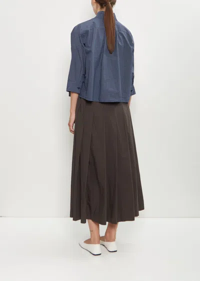 Bergfabel Claudia Cotton Shirt In Blue