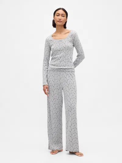 Gap Pointelle Pj Set In Gray