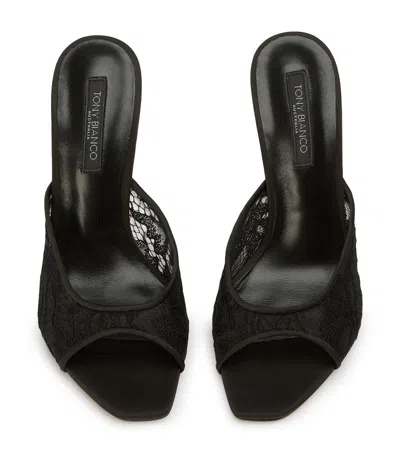 Tony Bianco Dashing Black Brocade In Black