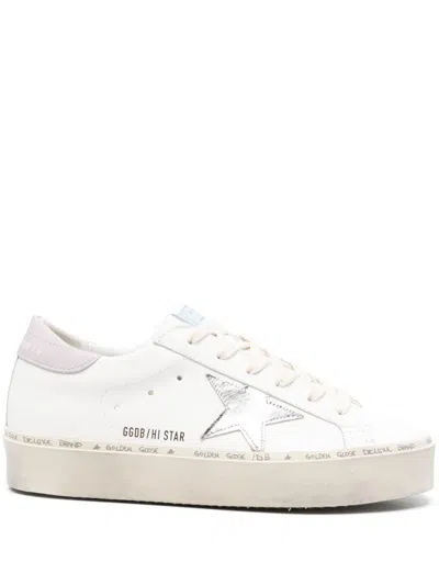 Golden Goose Hi Star Sneaker In White