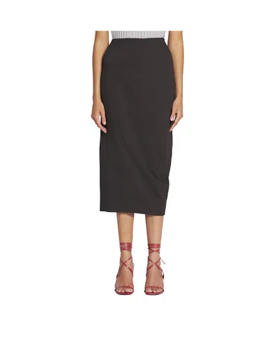 Lanvin Midi Skirt In Wool And Viscose In Black