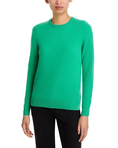C By Bloomingdale's Crewneck Cashmere Sweater - Exclusive In Green