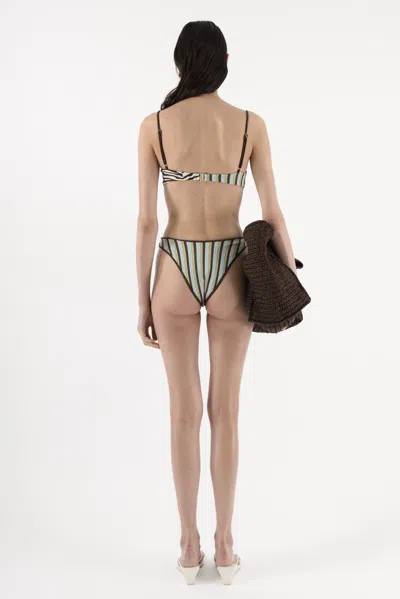 Arakii Wired Bikini Top In Multi